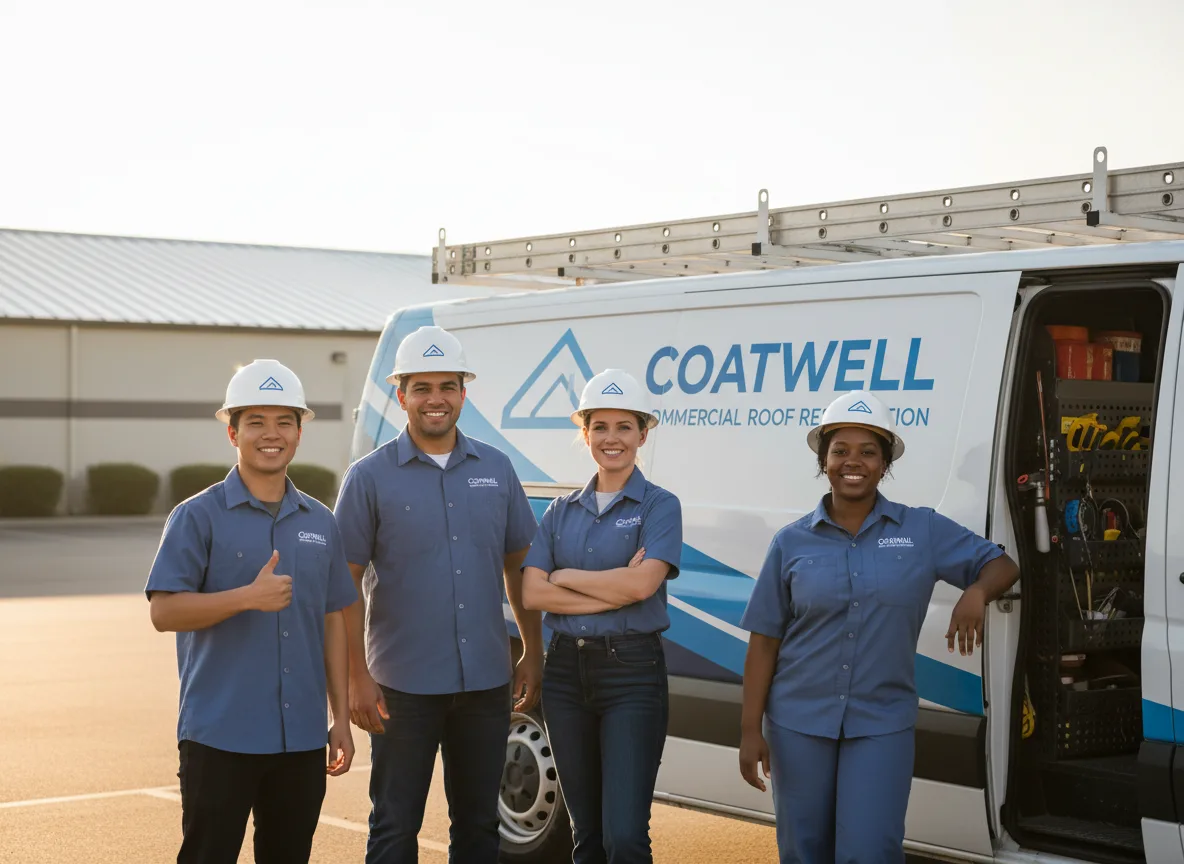 Commercial roof coating company in Franksville, WI